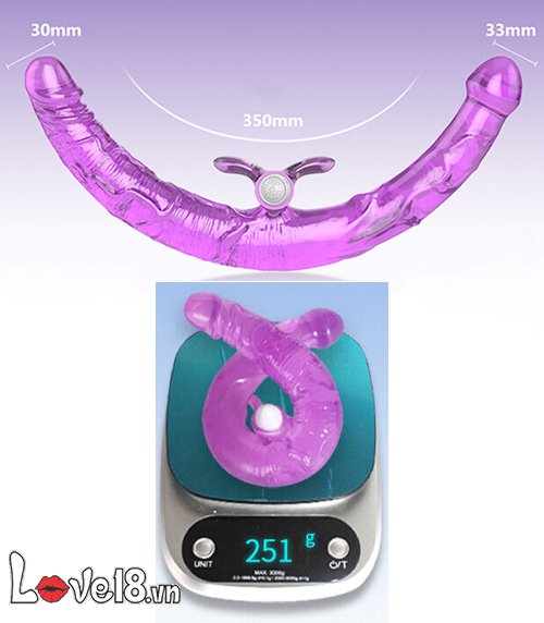 Đánh giá Dương vật giả 2 đầu có bướm rung massage âm vật giá rẻ