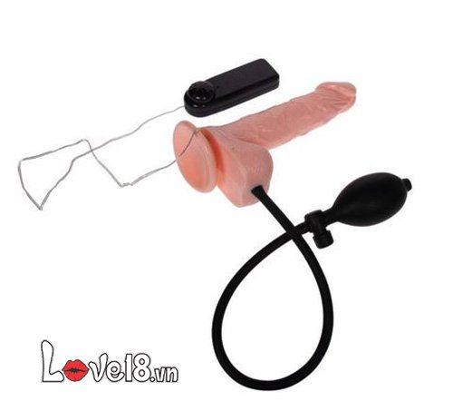 Dương vật giả bơm hơi rung nhiều cấp kích thích mạnh mẽ an toàn