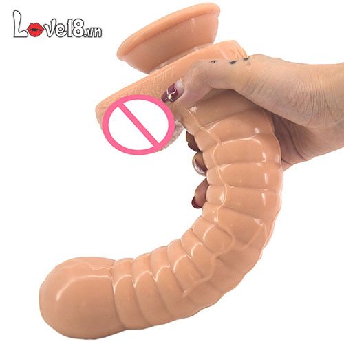 Dương vật giả bao quy đầu to khủng silicon kích thích điểm G cho nữ và gay