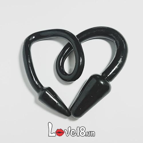 Dương Vật Giả Đen 2 Đầu Kích Thích Les Cặp Đôi Tình Dục