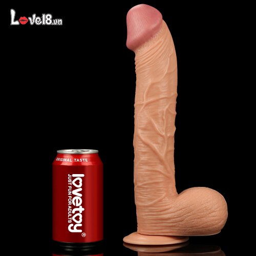 Lovetoy King Sized 12 inch Dương vật giả gắn tường siêu thực
