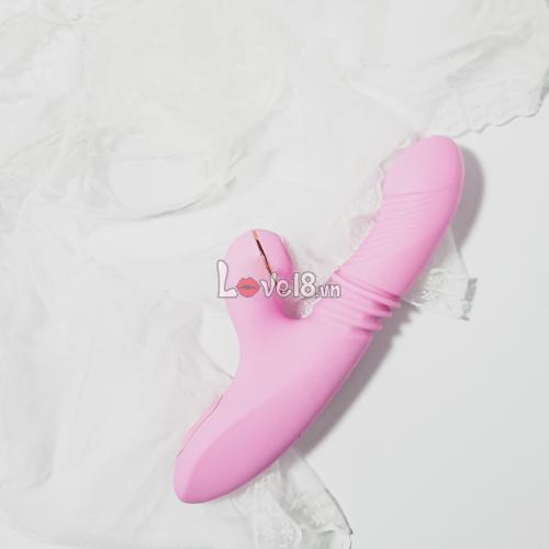 Dương vật giả Olivia rung thụt cao cấp đa năng sưởi ấm dễ dùng