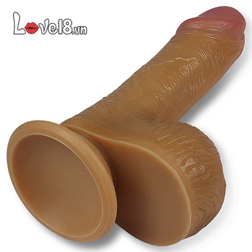 Dương vật giả silicone 2 lớp Lovetoy Nature Cock Luca cực thực cảm