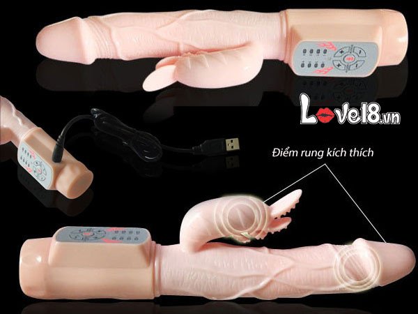 Dương vật rung ngoáy tỏa nhiệt cao cấp, đa chế độ, sưởi ấm