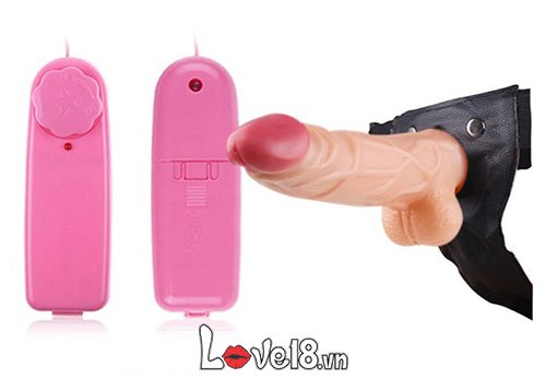 Dương Vật Rỗng Ruột Rung Cực Mạnh Dây Đeo Kích Thích Sung Sướng