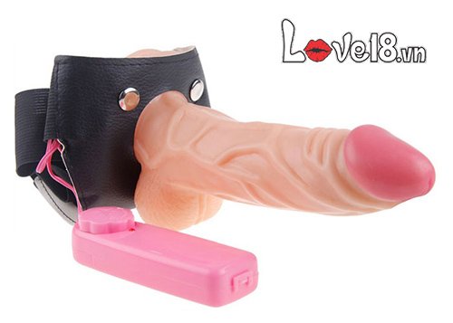 Dương Vật Rỗng Ruột Rung Cực Mạnh Dây Đeo Kích Thích Sung Sướng