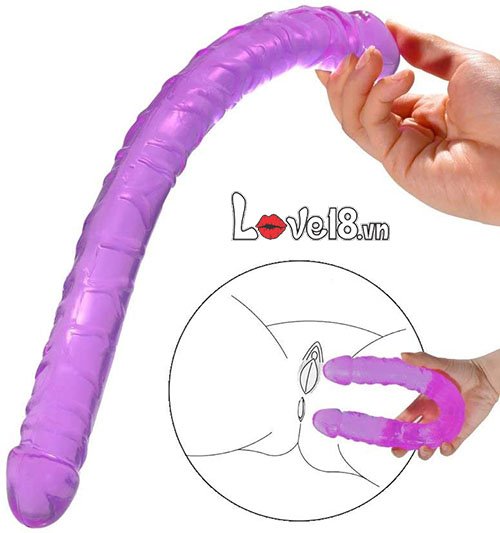 Dương vật silicon 2 đầu mềm dài cao cấp siêu kích thích mua ngay
