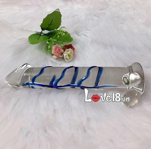 Dương Vật Thủy Tinh Gân Xanh Chính Hãng Cao Cấp Giá Tốt