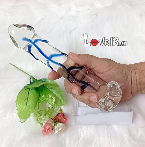 Dương Vật Thủy Tinh Gân Xanh Chính Hãng Cao Cấp Giá Tốt