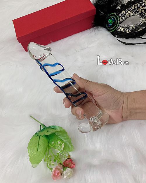 Dương Vật Thủy Tinh Gân Xanh Chính Hãng Cao Cấp Giá Tốt