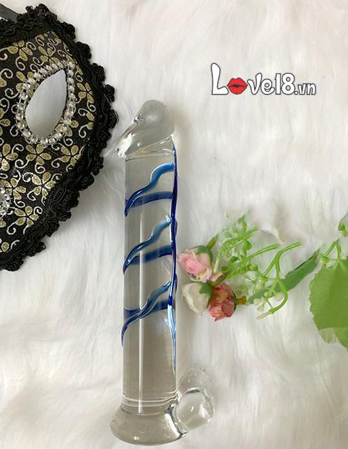 Dương Vật Thủy Tinh Gân Xanh Chính Hãng Cao Cấp Giá Tốt