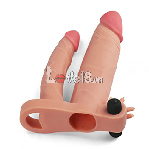 Bao Đôn 2 Nhánh Lovetoy Rung Màu Da Vàng Siêu Gân Mềm Mại