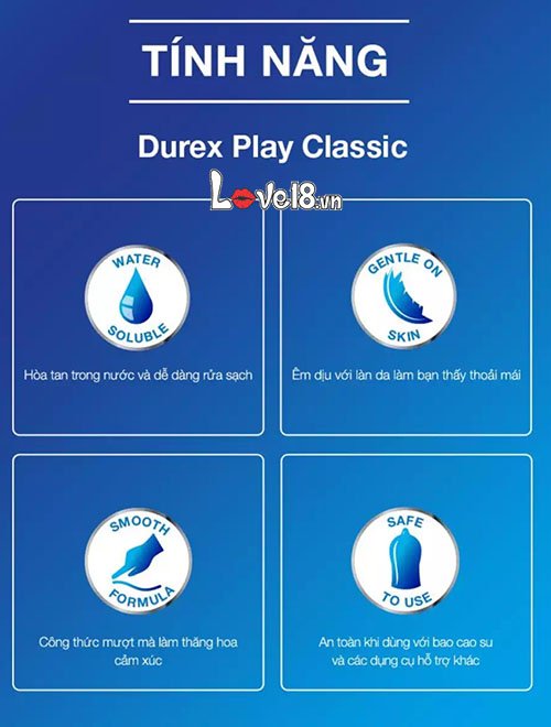 Gel Bôi Trơn Durex Play Classic 100ml Chính Hãng An Toàn Tăng Độ Trơn