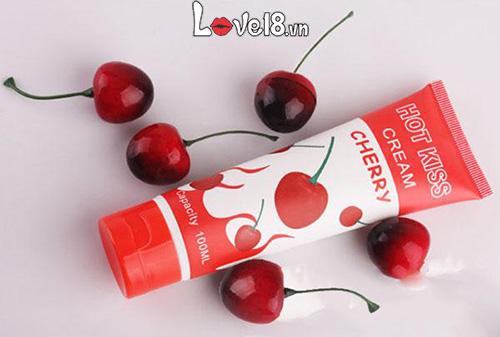 Gel Bôi Trơn Hot Kiss 100ml Hương Cherry Tăng Khoái Cảm