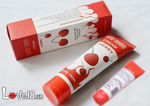Gel Bôi Trơn Hot Kiss 100ml Hương Cherry Tăng Khoái Cảm
