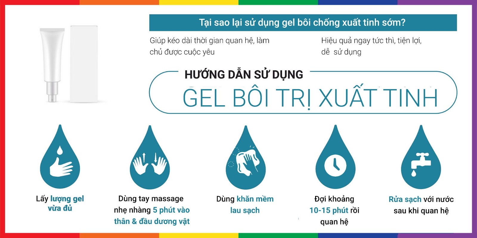Gel Titan Provocative đỏ chính hãng tăng kích thước dương vật Nam