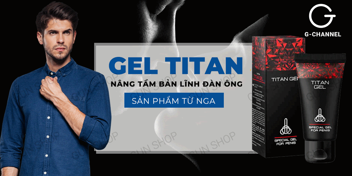 Gel bôi trơn Titan tăng kích thước tự nhiên an toàn 50ml