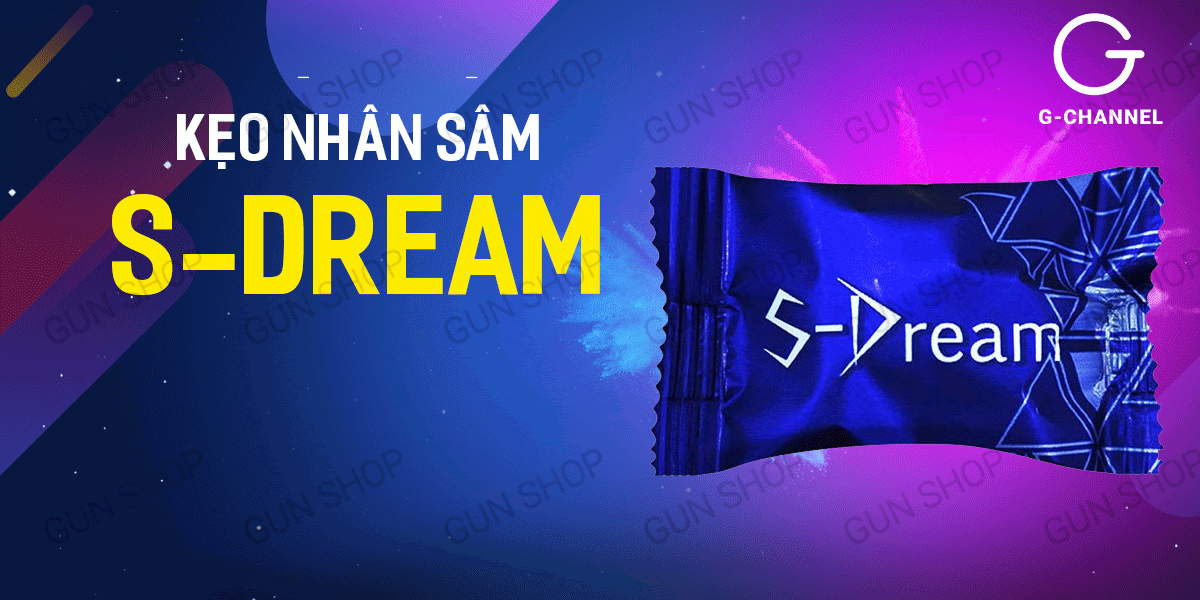 Kẹo sâm S-Dream tăng sinh lực sức khỏe tốt Hỗ trợ sinh lý
