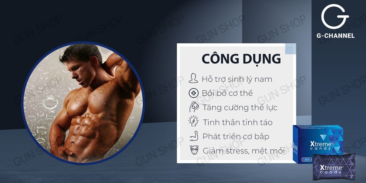 Kẹo nhân sâm Xtreme tăng sinh lý bền bỉ mua ngay 1 viên