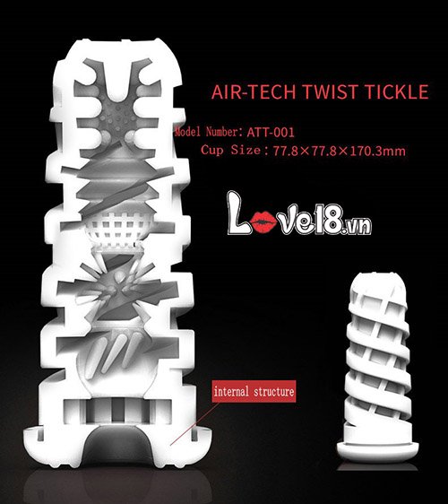 Cốc thủ dâm Tenga Airtech Twist cao cấp Nhật Bản silicon an toàn