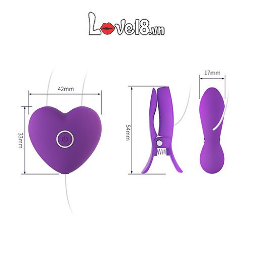 Bộ kẹp vú rung Omysky Enjoy Love cao cấp siêu kích thích