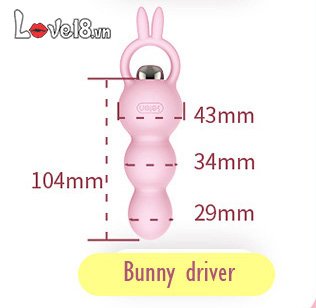 Dụng cụ kích thích hậu môn Leten Tai Thỏ rung 7 chế độ cao cấp