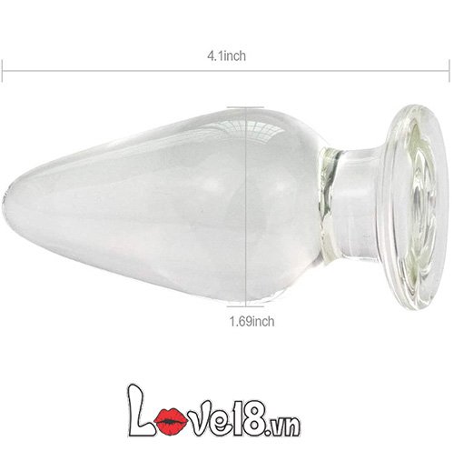 Phích cắm hậu môn thủy tinh cao cấp kích thích cực mạnh nữ Gay