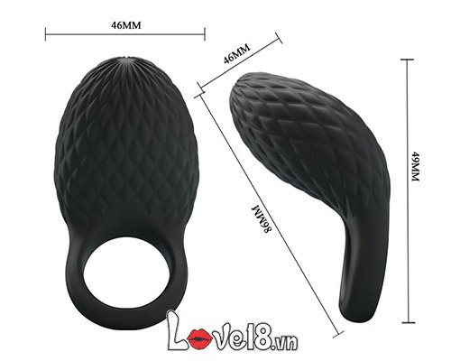 Vòng đeo dương vật Heloise Prettylove tăng khoái cảm, kích thích mạnh