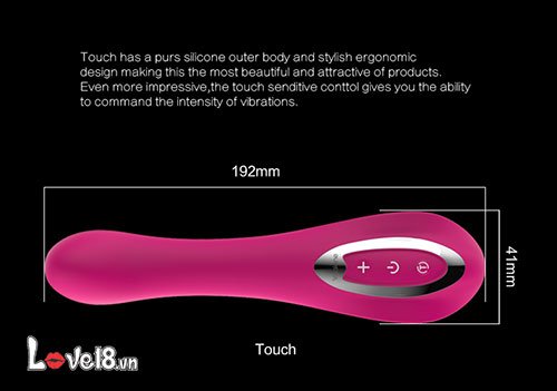 Dụng cụ mát xa điểm G Nalone Touch rung 7 chế độ silicon hồng