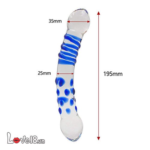 Dương vật thủy tinh chấm bi sang trọng hấp dẫn chọn mua ngay