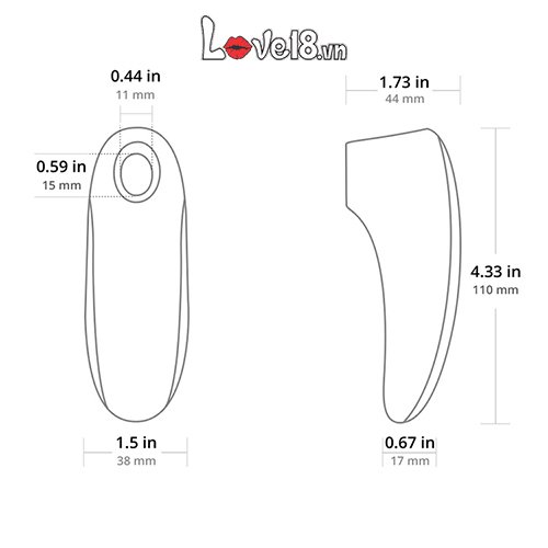 Lovense Tenera máy rung âm vật cao cấp điều khiển từ xa tiện lợi