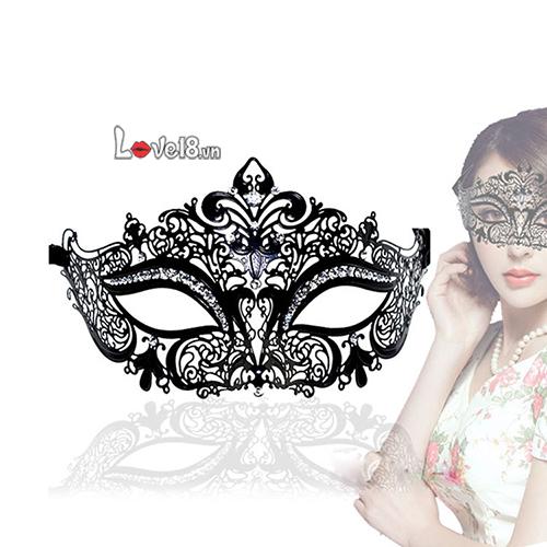 Mặt Nạ Cosplay Nữ Hoàng Bóng Đêm Kim Loại Mềm Kích Thích