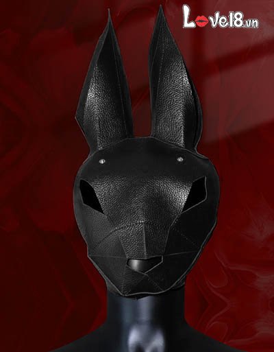 Mặt nạ cosplay thỏ đen siêu quyến rũ chơi đùa kích thích