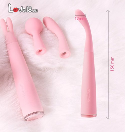  Shop bán Máy massage điểm G Zemalia Lulu có 3 đầu thay thế cao cấp