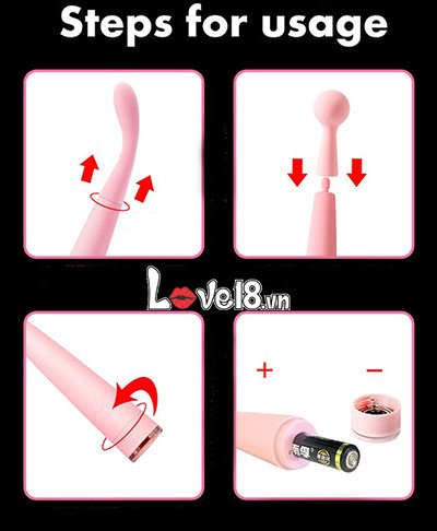  Shop bán Máy massage điểm G Zemalia Lulu có 3 đầu thay thế cao cấp