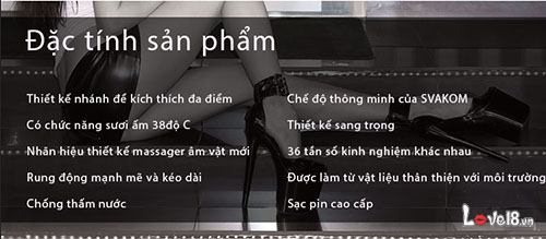 Máy Massage G Spot Svakom Adonis Tỏa Nhiệt Đa Chức Năng