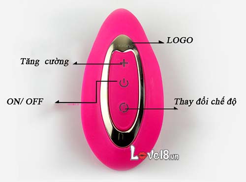 Máy Mát Xa Gắn Quần Lót Nalone Crescent Rung Mạnh Silicon Cao Cấp