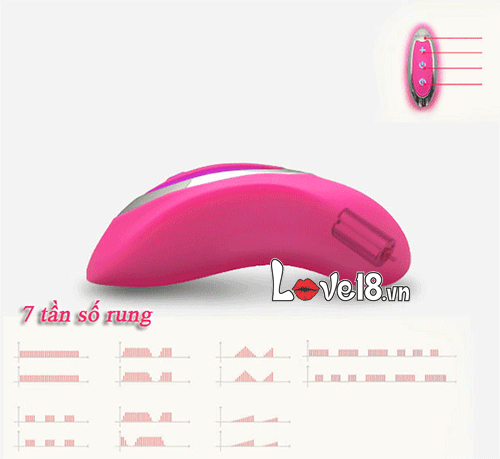 Máy Mát Xa Gắn Quần Lót Nalone Crescent Rung Mạnh Silicon Cao Cấp