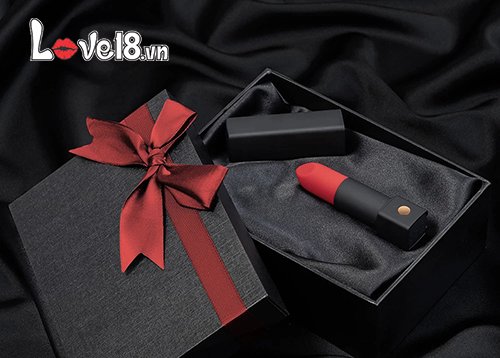 Máy rung Lovense Exomoon cao cấp hình thỏi son điều khiển app