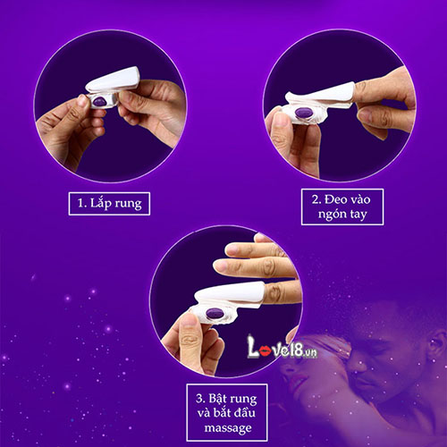 Máy rung Durex Play Finger nhỏ gọn kích thích cực mạnh