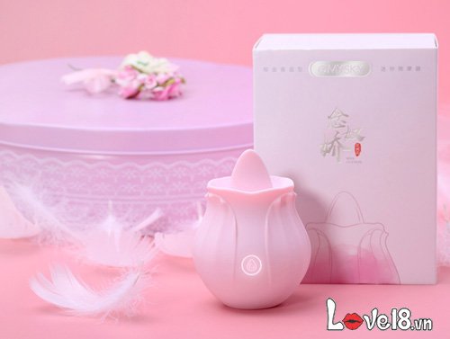 Máy rung liếm âm vật OMYSKY hoa kích thích cực mạnh, bú mút