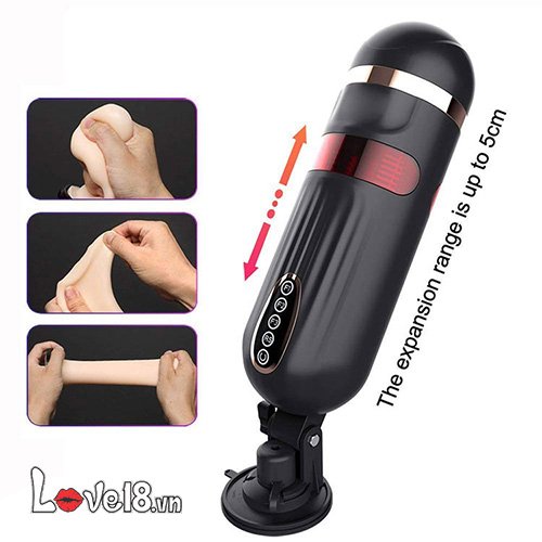 Âm đạo giả Freeland cao cấp rung thụt co bóp mạnh chất liệu silicone ABS