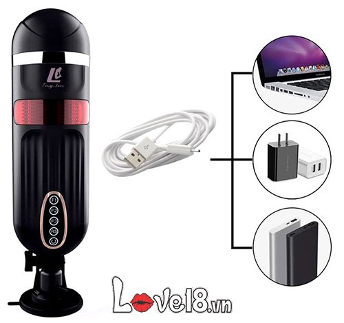 Âm đạo giả Freeland cao cấp rung thụt co bóp mạnh chất liệu silicone ABS