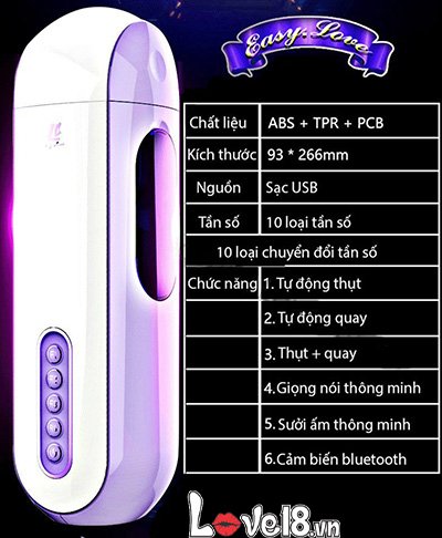  Bỏ sỉ Máy thủ dâm tự động cao cấp cho nam Easy Love   cao cấp
