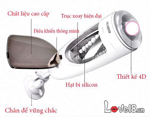 Máy thủ dâm tự động Ailighter Juicer rung xoay hít tường
