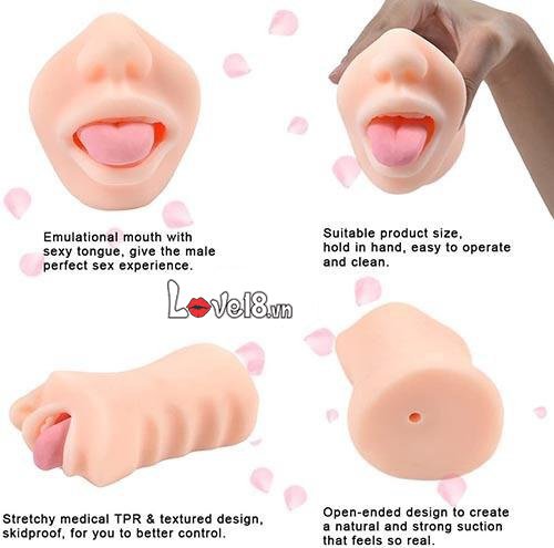 Dụng cụ thủ dâm hình miệng AD19B cảm giác thật như oral sex