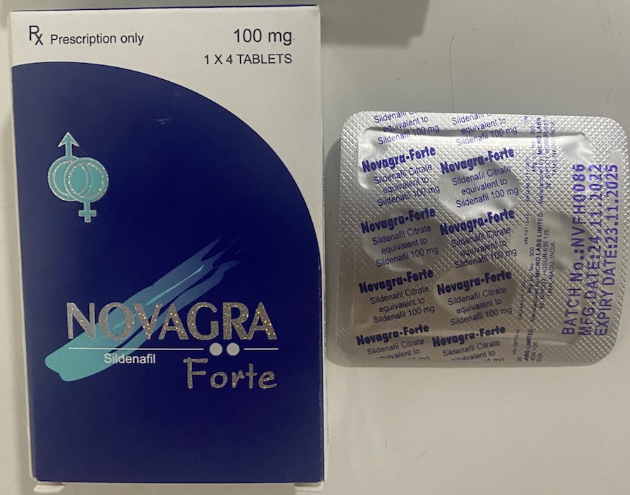 Review Thuốc Novagra Forte 100mg cương dương Ấn Độ chống xuất tinh sớm tăng sinh lý  có tốt không?
