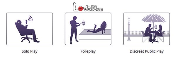 Phích cắm hậu môn rung Lovense Hush điều khiển app an toàn cao cấp