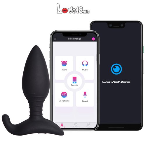 Phích cắm hậu môn rung Lovense Hush điều khiển app an toàn cao cấp