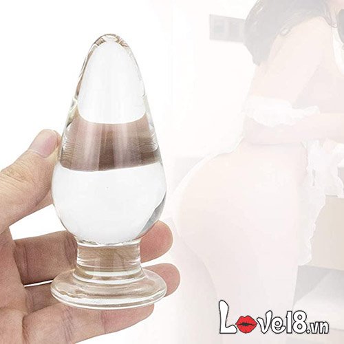 Phích cắm hậu môn thủy tinh cao cấp kích thích cực mạnh nữ Gay